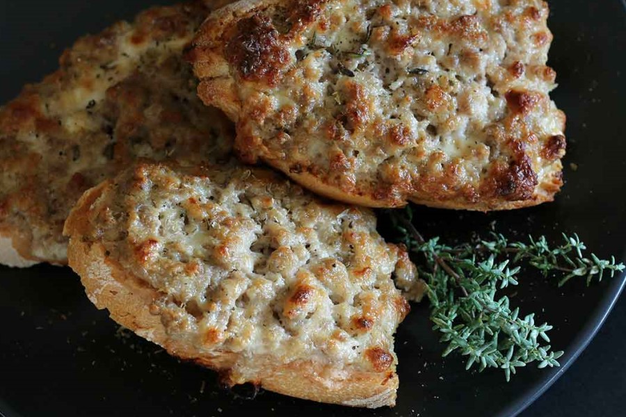 Bruschette en Toscane restaurant Volterra