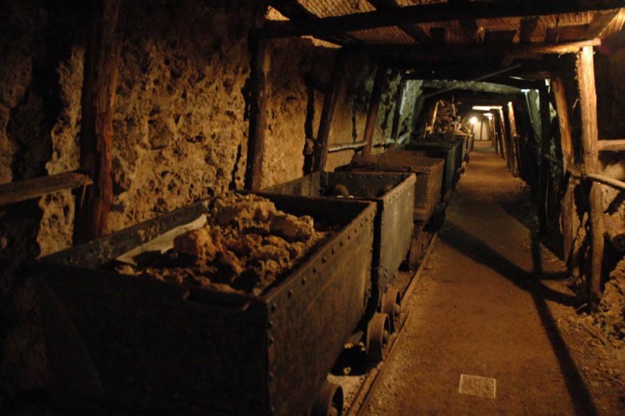 Mines en Italie musée Montecatini