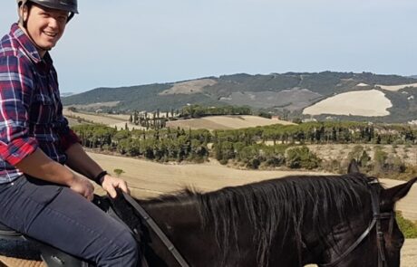 équitation en Italie manège Toscane