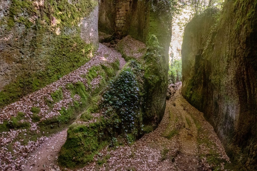 Grottes étrusques en Italie Sovana