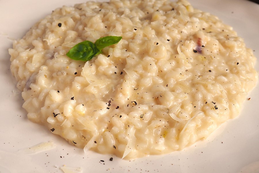 Risotto parm,esan restaurant à Volterra