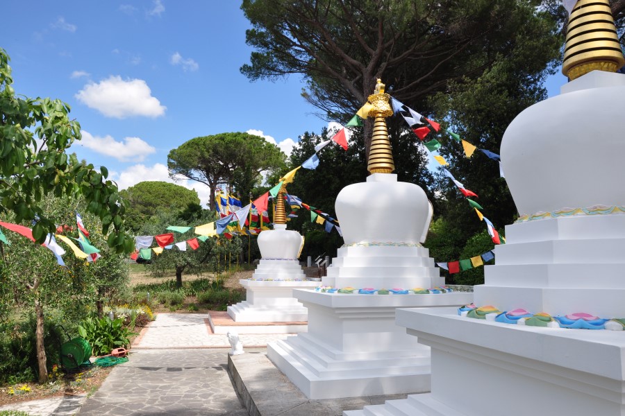 Temple bouddhiste Toscane