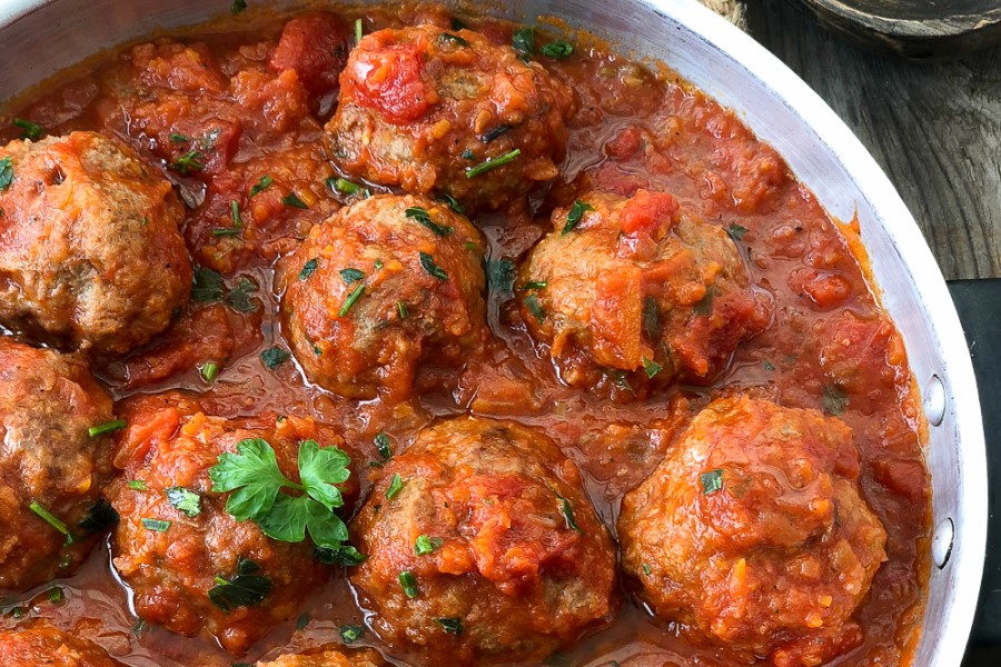 Cuisine de la Toscane, Italie : plat principal, boulettes de viande