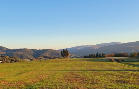 Vacances de Noël dans les collines de Toscane Italie