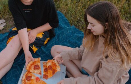 Pizza en Toscane pendant les vacances d'été