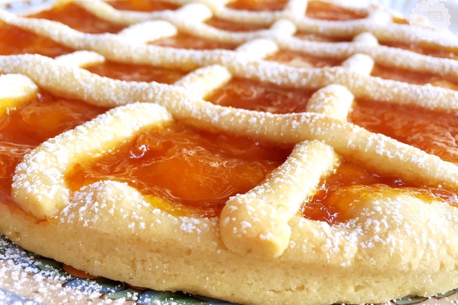 Gîte avec repas en Toscane, gâteau aux abricots en dessert