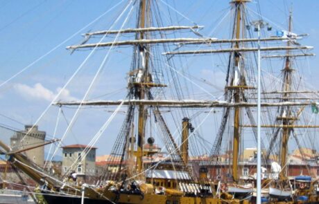 Segelschiff Amerigo Vespucci Livorno