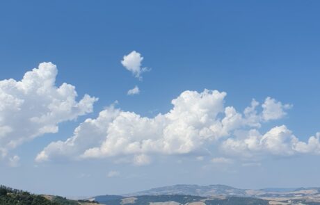 Collines de la toscane Volterra