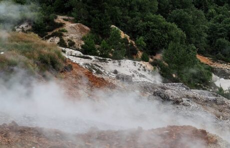 Vapeurs naturels Toscane Italie