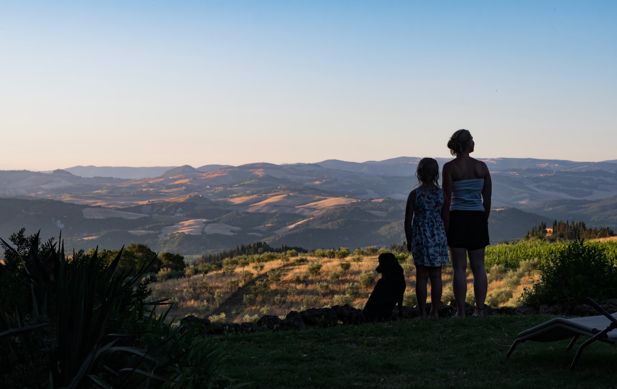 gite avec jardin en toscane