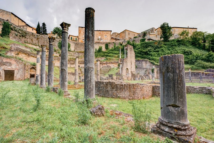 Romains de la Toscane Volterra Italie